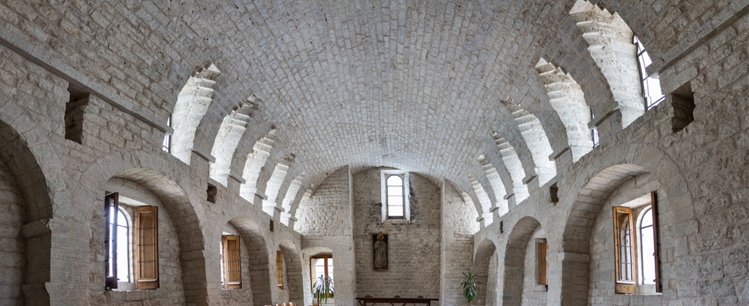 Immagine dello scriptorium medievale del Monastero di Fonte Avellana